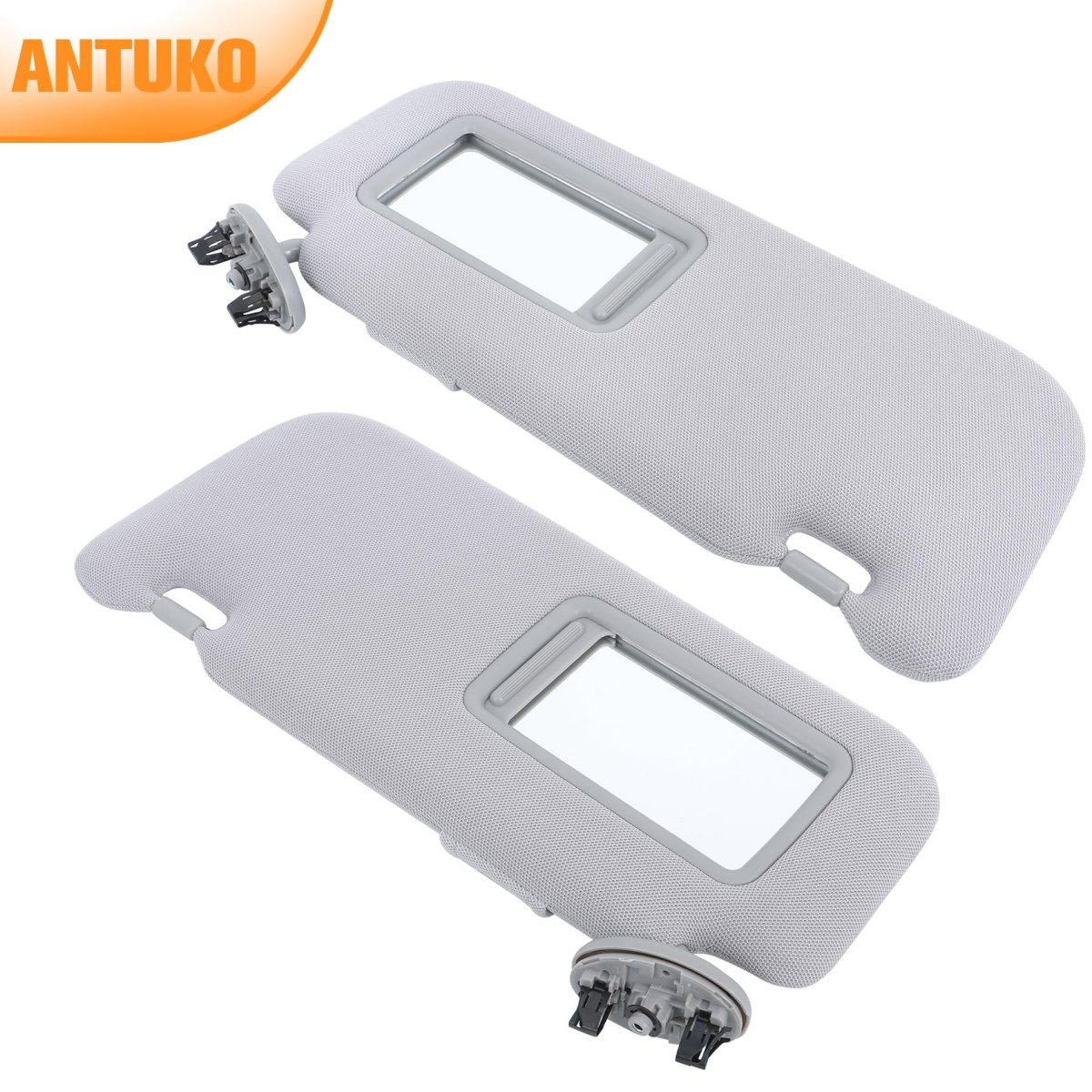 Left Right Side Sun Visor Sunshade With Mirror Gray For Corolla Sedan 4 Door 2009 2010 2011 2012 2013 Replacement 74320 12e00