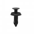 Uxcell 50 Pcs 6mm Hole Dia Plastic Fastener Door Panel Clips Push Type Rivet Retainer Bumper Pin Pack
