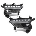 Front Led Fog Lights Left Right Side Pair For Hyundai Santa Fe Sport 2017-2018 922014z510 922024z510 