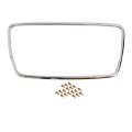 Bumper Grille Chrome Molding Trim Front For Mitsubishi Lancer Ralliart Gt 2009 2010 2011 2012 2013 2014 2015 Replace 6400b398 