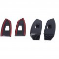 4pcs Window Switch Panel Cover Fydun Carbon Fiber Lift Button Frame Replacement For Mazda Cxa 3 Cx3 2016a 2021