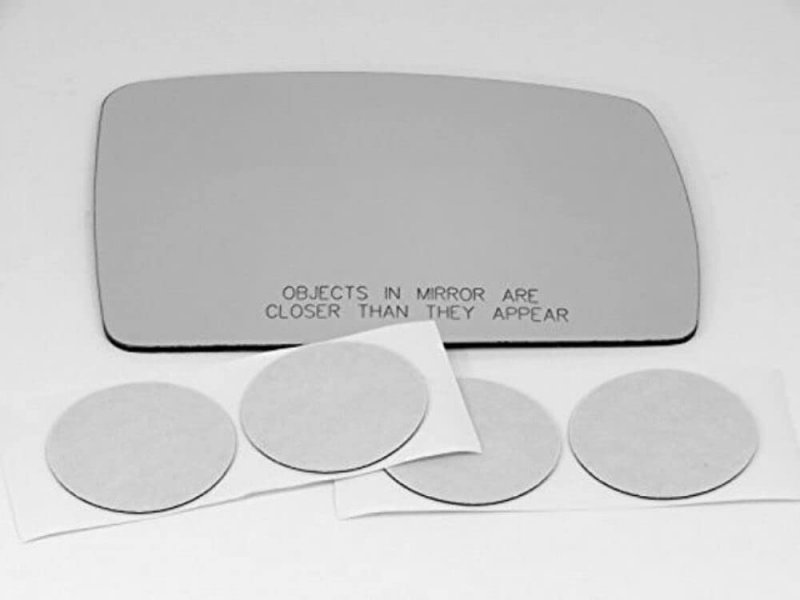 Right Passenger Convex Mirror Glass Lens For 03-04 Range Rover Fit Over Option Auto Dimming Mirrors With Adhesive Without