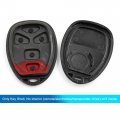 Uxcell Car Replacement Flip Fob Folding Uncut Remote Key Shell Case Ouc60270 For Chevrolet Impala 2006-2009 5 Button Black