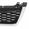 Su1200153 Factory Style Front Bumper Lower Grill Grille Assembly With Chrome Moulding Compatible Subaru Forester 2014-2016