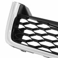 Su1200153 Factory Style Front Bumper Lower Grill Grille Assembly With Chrome Moulding Compatible Subaru Forester 2014-2016