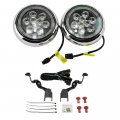 Nslumo Mini Led Rally Drl Light 18w High Power Dc12v Canbus Daytime Running Halo Fog Lamp Kit For R55 R56 R58 R59 Driving