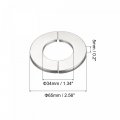 Uxcell Wall Split Flange 201 Stainless Steel Round Escutcheon Plate For 34mm Diameter Pipe 2pcs
