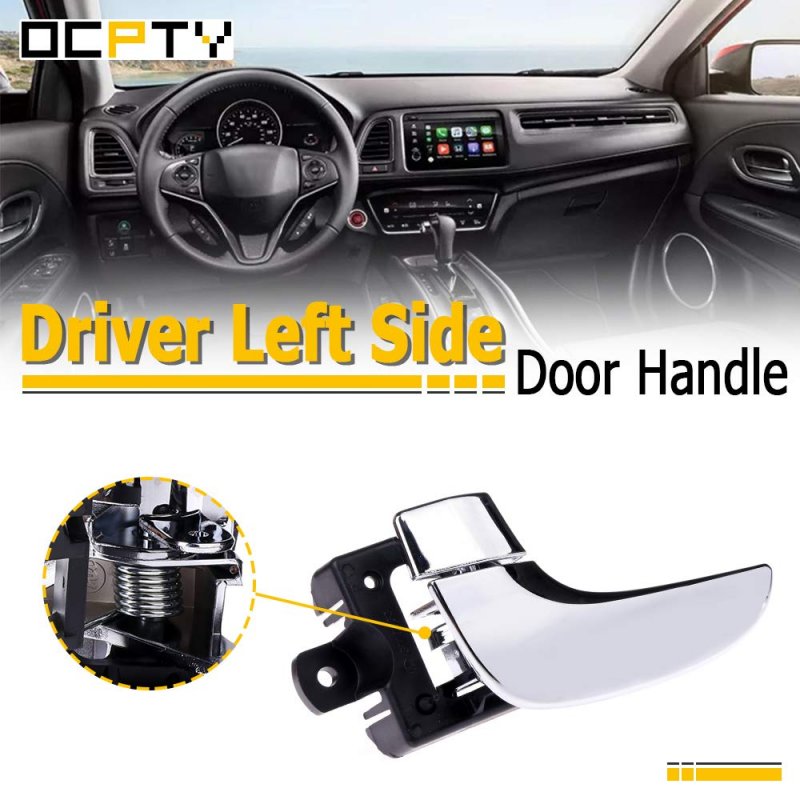 Chrome Door Handle Interior Driver Left Side Replacement Fit 2002-2007 For Buick Rendezvous Inside