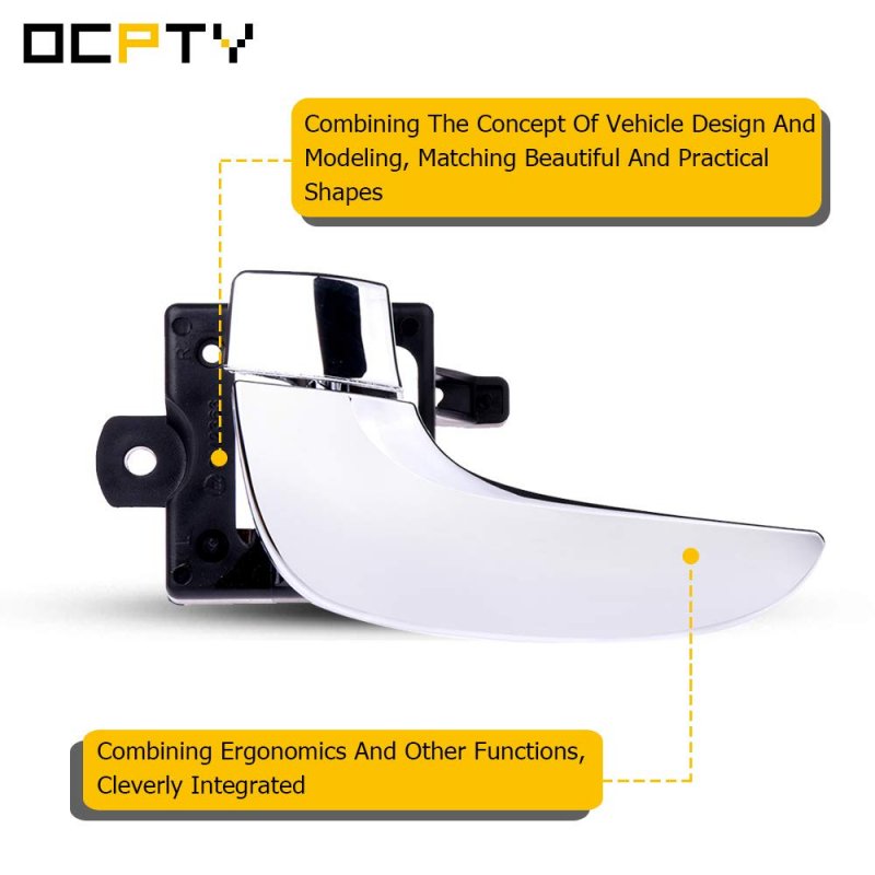 Chrome Door Handle Interior Driver Left Side Replacement Fit 2002-2007 For Buick Rendezvous Inside