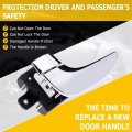 Chrome Door Handle Interior Driver Left Side Replacement Fit 2002-2007 For Buick Rendezvous Inside
