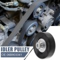 X Autohaux 06b903341 Car Accessory Drive Belt Idler Pulley Serpentine For Audi A4 1 8l 2002-2006 2 0l 2005-2008