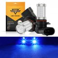9005 9006 H10 Led Fog Light Bulbs High Power 50w 3020 Smd Bulb For Drl Tail Lights Blue 10000k Set Of 2 