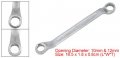 Uxcell A10110900ux0104 10mm 12mm Offset Metal 12 Point Ring End Box Wrench Spanner