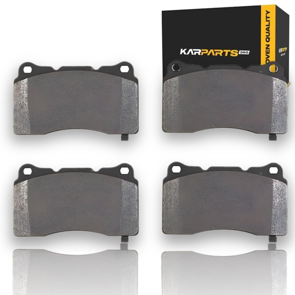 Front Brake Pad Set For Chevy Corvette 2014 2019 Metallic Friction Material Silver Classification Replacement 19285976