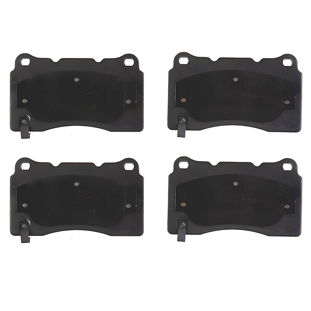 Front Brake Pad Set For Chevy Corvette 2014 2019 Metallic Friction Material Silver Classification Replacement 19285976