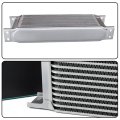 10 Row 10an Universal Aluminum Engine Transmission Oil Cooler Kit Black B Set With Filter Relocation 13 00 In X 3 80 2 