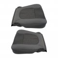 Autokay Driver Passenger Bottom Cloth Cover For Ford F250 F350 F450 F550 2011-2016 Gray