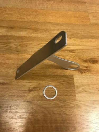 Flat License Plate Relocation Holder Bracket For Vintage Honda 1963 1983 Rear Axle Tag Mount 3 4 In Chrome Aluminum Rustproof