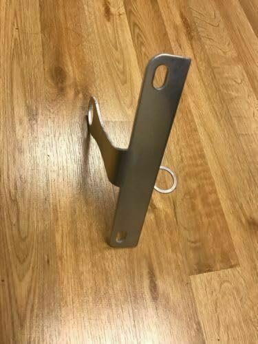 Flat License Plate Relocation Holder Bracket For Vintage Honda 1963 1983 Rear Axle Tag Mount 3 4 In Chrome Aluminum Rustproof