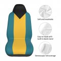 Bahamas Flag Car Seat Covers Fronts-universal Automotive Seat Full Set Of 2 Pcs Fits Most Cars Suv And Truck