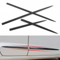 Fydun 4pcs Universal Body Side Trim Waterproof Bright Black Door Protector Car Modification