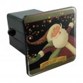 Christmas Holiday Santa Joy To The World Tow Trailer Hitch Cover Plug Insert