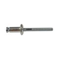 Aluminum Blind Rivets With Steel Mandrel Button Head 1 4 In Hole Size Natural Zinc Plated Finish 15 Pieces For 385189s100 