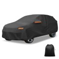 Car Cover Outdoor Waterproof Sun Rain Snow Hail Protection With Left Side Door Zipper Aluminum Film For Hyundai Kona 