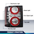 Pit66 Led Tail Light With Bulb Driver Left Side For Land Rover Range 2012 Ro2800106 Lr028516 Rear Lamp Assembly