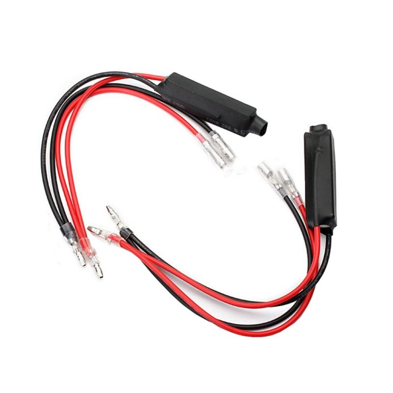 4 Pack Universal 12v Motorcycle Turn Signal Led Load Resistors 10w Flash Blinker Fix For Hyper Flashing Waterproof With Bullet