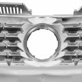 130mm Emblem Holes Vw1200147 Factory Style Front Grill Grille Assembly With Chrome Shell And Black Insert Compatible Vw Passat