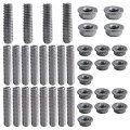 Stainless Steel Sbc Oil Pan Stud Kit Bolts Fit For Chevy Small Block V8 Engines 265 307 305 383- Easy Installation 