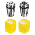 Uxcell Er Spring Collet Set 1 4 1 8 65mn Steel 0 008mm Accuracy High Precision Holder Chuck With Plastic Case For Cnc Engraving