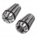 Uxcell Er Spring Collet Set 1 4 1 8 65mn Steel 0 008mm Accuracy High Precision Holder Chuck With Plastic Case For Cnc Engraving