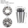 Uxcell Er Spring Collet Set 1 4 1 8 65mn Steel 0 008mm Accuracy High Precision Holder Chuck With Plastic Case For Cnc Engraving