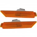 2010-2015 Chevy Camaro Pair Driver And Passenger Side Turn Signal Side Marker Light With Bulbs Capa Certified Included 