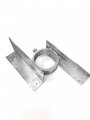 Chain Link Fence Wood To Steel Bracket Also Call Good Neighbor Or Alternative Panel Brackets Pressed Fits O D 2-3 8 Inch Round 