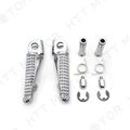 Polished Silver Front Foot Pegs Footrest For Kawasaki Zx6r Zx9r Zx10r Zx-6r Zx B00ywcn33i 