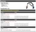 Oxygen Sensor Downstream Compatible With 2002-2006 Chevy Trailblazer With Square Connector