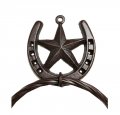 Treasure Gurus Texas Barn Star Western Decor Horseshoe Bath Towel Ring