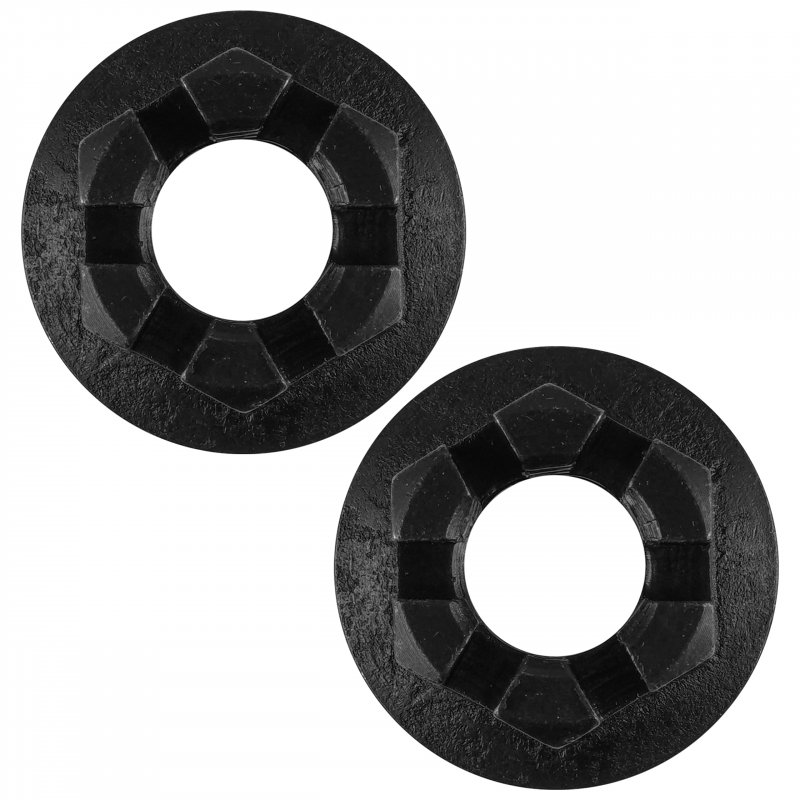 Caltric 2x Rear Wheel Nut For Yamaha Breeze 125 Yfa1 1989 1991 1992 1993 1994 1995-2004