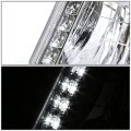 Auto Dynasty Led Chrome Housing Amber Side Headlight W Bumper Lamps Tool Kit Compatible With Ford F-150 F-250 F-350 92-96