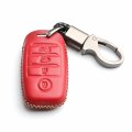 Wfmj Leather For Kia Optima K3 K6 Cerato Forte Sorento Rio Rio5 Rondo Carens Remote Smart 4 Buttons Key Case Holder Cover Fob