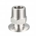 Pipe Fitting 3 4 Pt Male Threaded To 1 57 Ferrule Stainless Steel Clamp Pack Of 