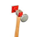 Aes Industries Professional Medium Shrinking Serrated Face Hammer With Genuine Hickory Handle 