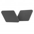 Front Headlight Washer Cover Nozzle Cap 2pcs Matte Black Primed For 3 Series E90 2005a 2009 