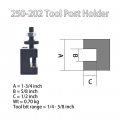 Wflnhb Cnc Quick Change Turning Bxa 1 Facing Boring Tool Post Holder 250-202