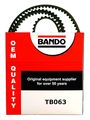 Tb063 Precision Engineered Timing Belt For Hyundai Excel 1987 To 1989 19 Mm X 876 3 55 Teeth Black Rubber 