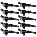 Ignition Coil Coils 10 Pcs For Mercury For Mountaineer 4 6l 2002-2007 F-350 Super Duty 6 8l 1999-2004 Dg508 Dg-457 Dg-472 