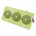 Graphics More Mint Chocolate Chip Donut Yummy Green Novelty Metal Vanity Tag License Plate